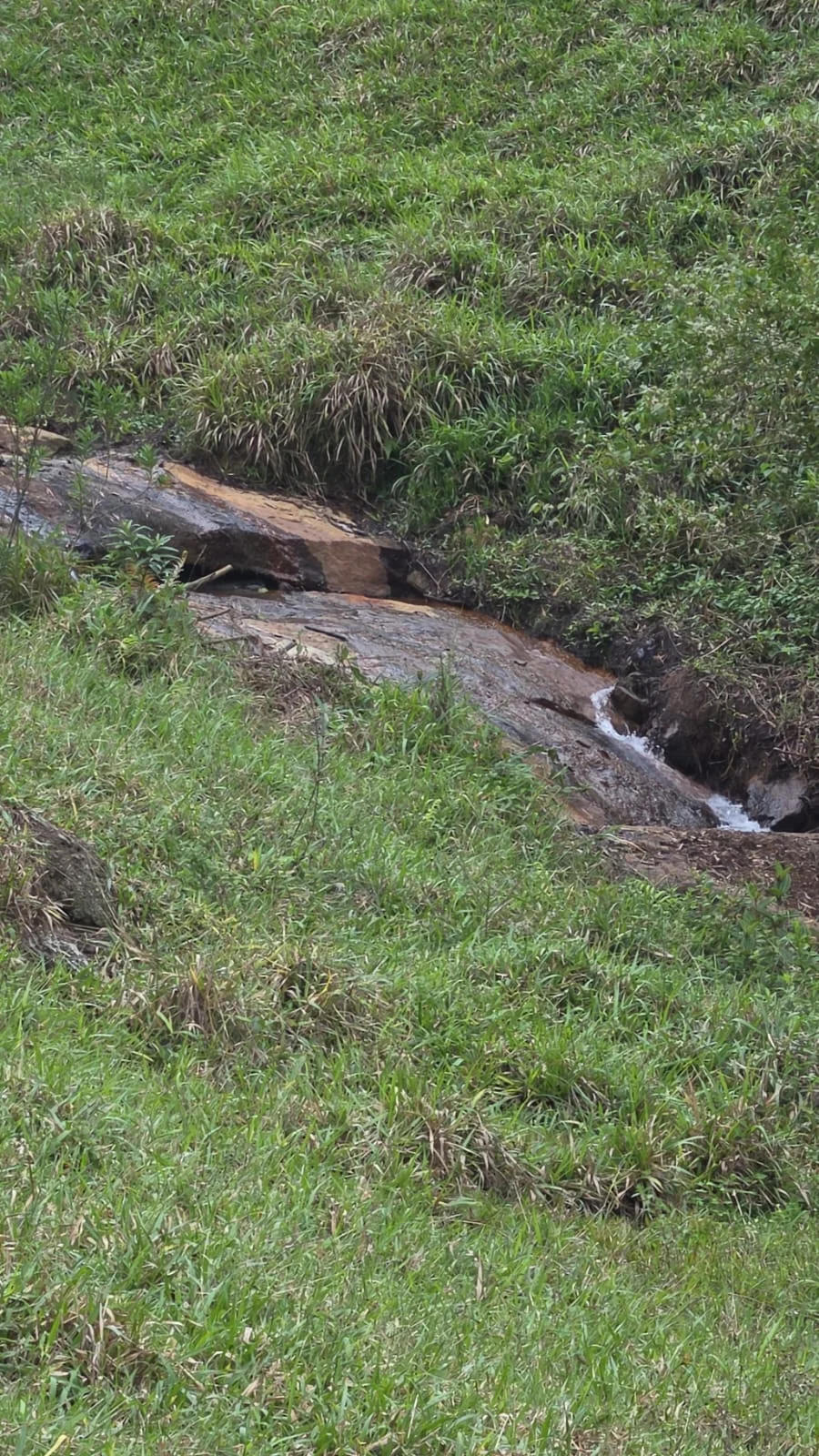 Cachoeira e pedras no condomínio Residencial Eucaliptos